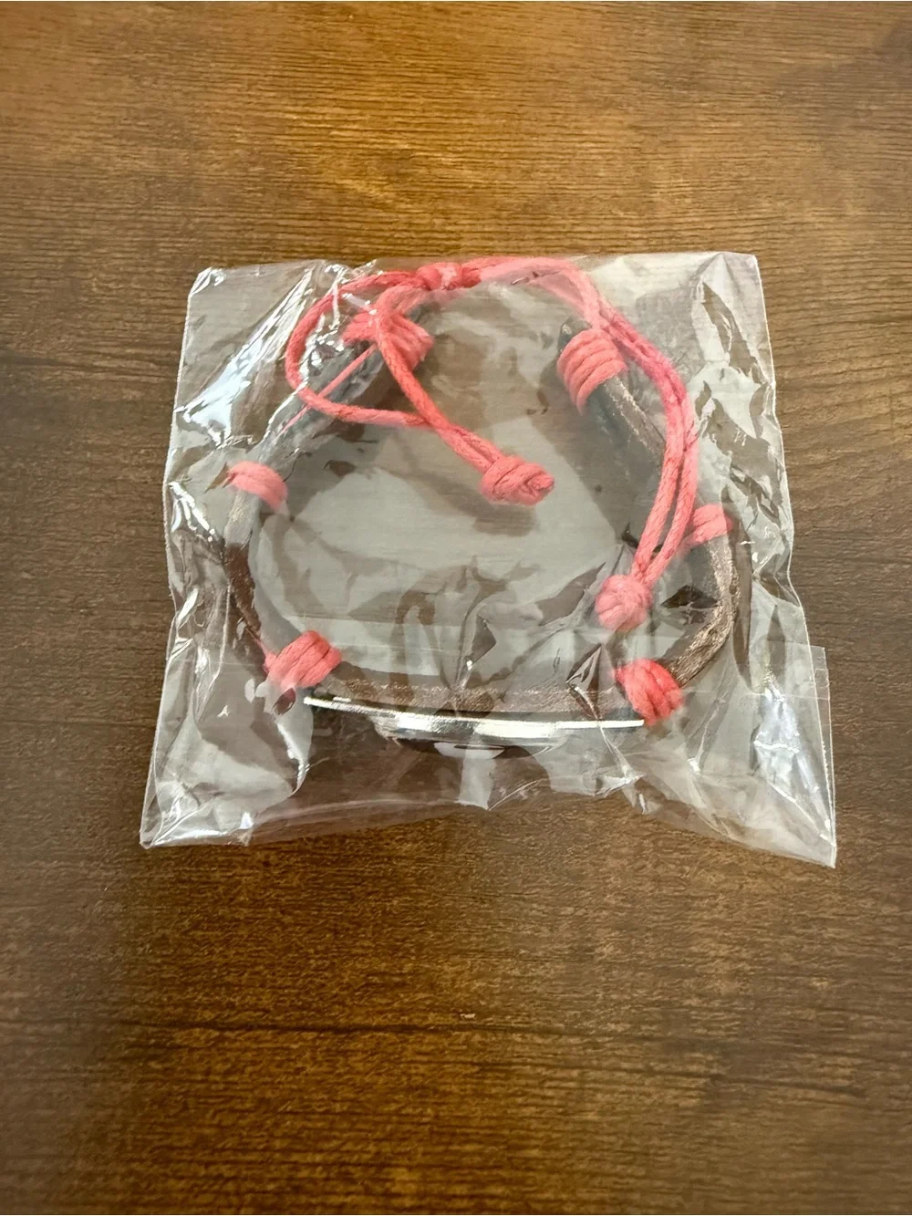 Georgia bulldogs Leather Cord Bracelet with Red Accent and Team Emblem